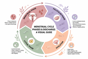 Menstrual Cycle Phases Discharge: A Visual Guide