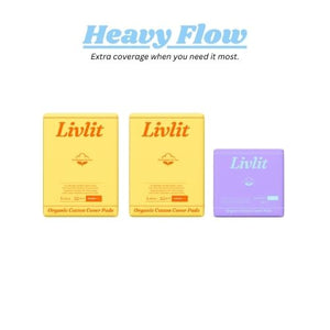 (NEW) Heavy Flow Set _Large 32p 2 pack & Super Long10p 1 pack